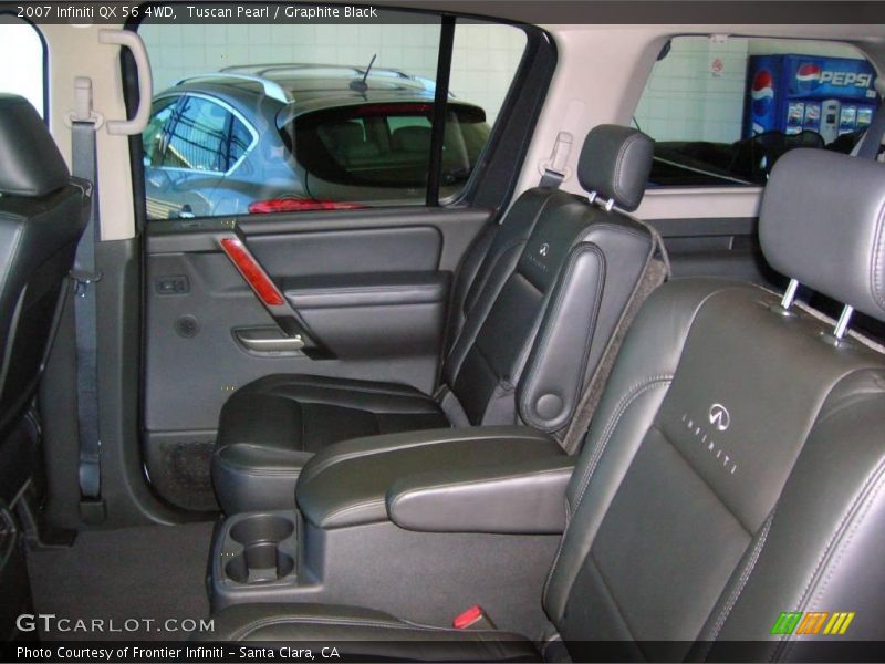 Tuscan Pearl / Graphite Black 2007 Infiniti QX 56 4WD