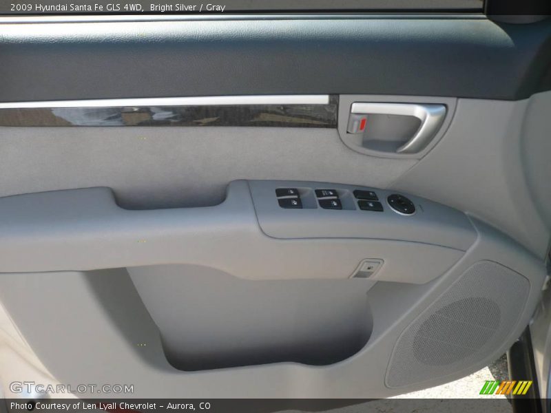 Bright Silver / Gray 2009 Hyundai Santa Fe GLS 4WD