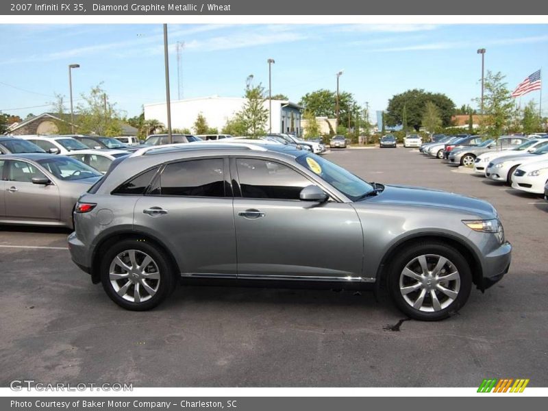 Diamond Graphite Metallic / Wheat 2007 Infiniti FX 35