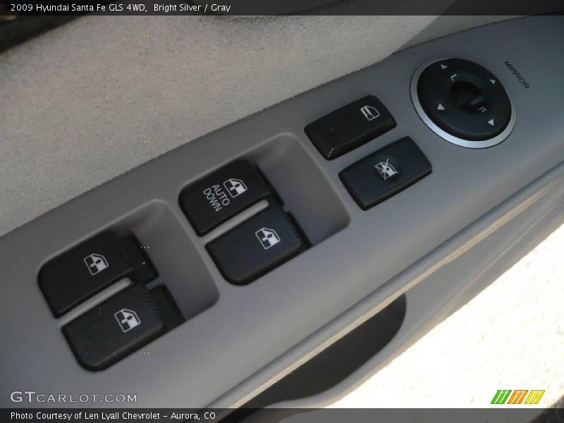 Bright Silver / Gray 2009 Hyundai Santa Fe GLS 4WD