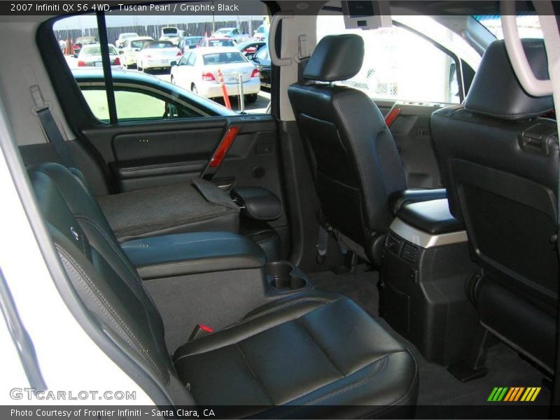 Tuscan Pearl / Graphite Black 2007 Infiniti QX 56 4WD