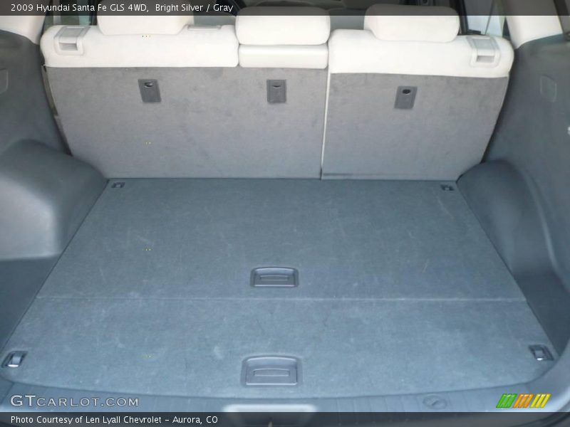 Bright Silver / Gray 2009 Hyundai Santa Fe GLS 4WD