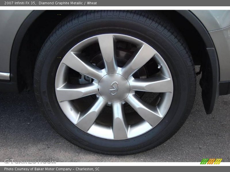 Diamond Graphite Metallic / Wheat 2007 Infiniti FX 35