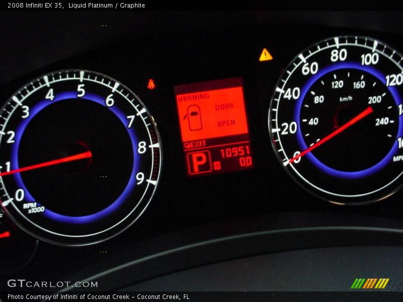 Liquid Platinum / Graphite 2008 Infiniti EX 35