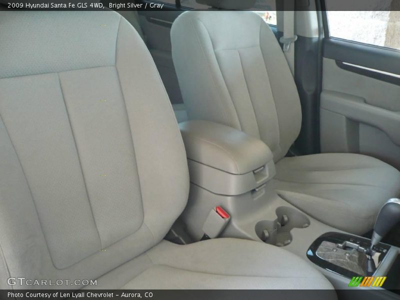 Bright Silver / Gray 2009 Hyundai Santa Fe GLS 4WD