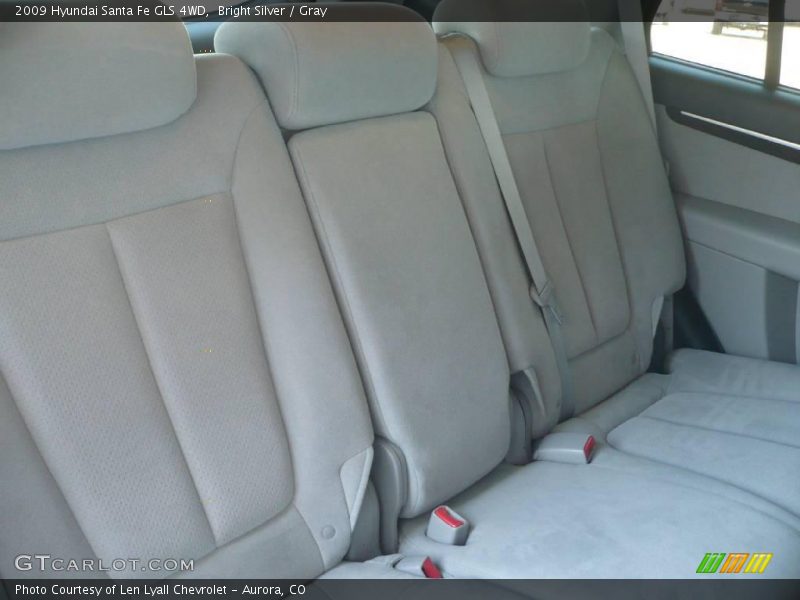 Bright Silver / Gray 2009 Hyundai Santa Fe GLS 4WD
