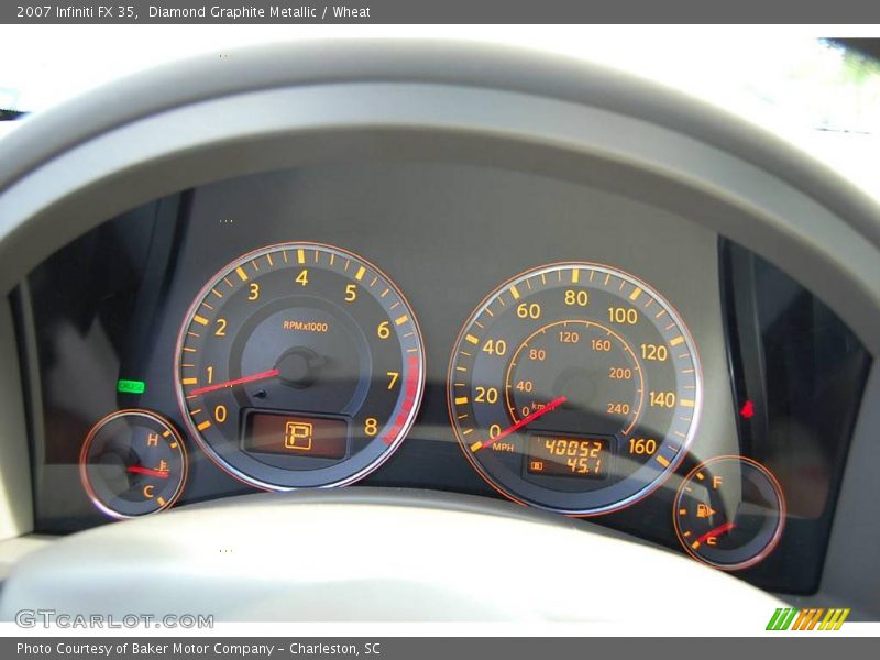Diamond Graphite Metallic / Wheat 2007 Infiniti FX 35
