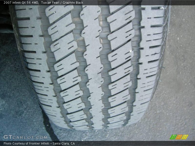 Tuscan Pearl / Graphite Black 2007 Infiniti QX 56 4WD