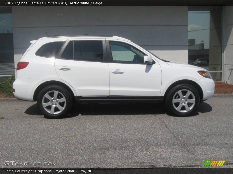 Arctic White / Beige 2007 Hyundai Santa Fe Limited 4WD