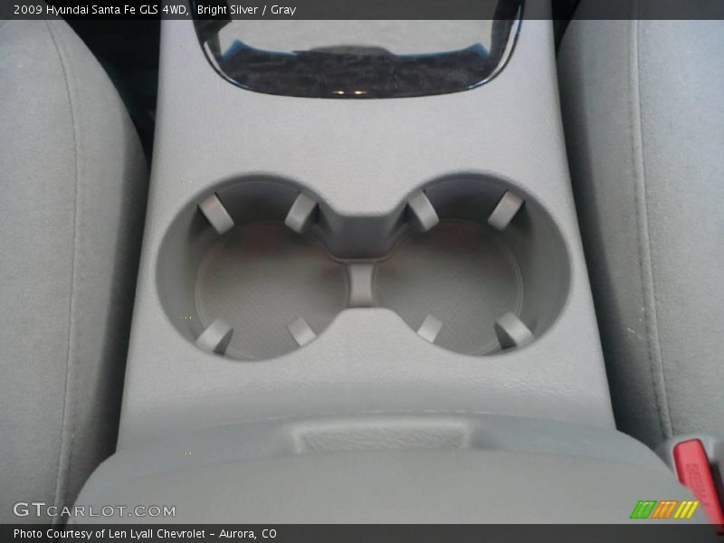 Bright Silver / Gray 2009 Hyundai Santa Fe GLS 4WD
