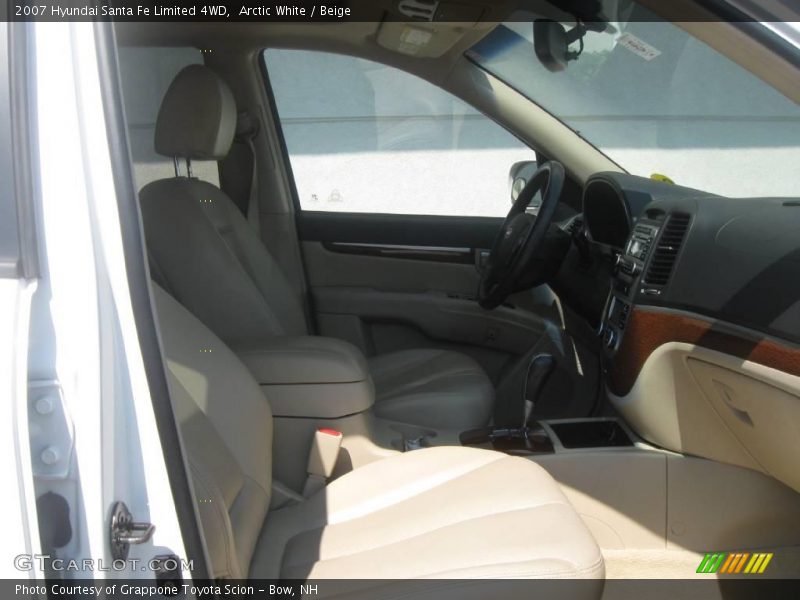 Arctic White / Beige 2007 Hyundai Santa Fe Limited 4WD