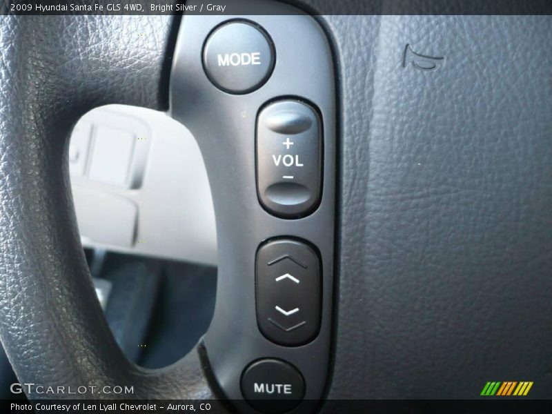 Bright Silver / Gray 2009 Hyundai Santa Fe GLS 4WD