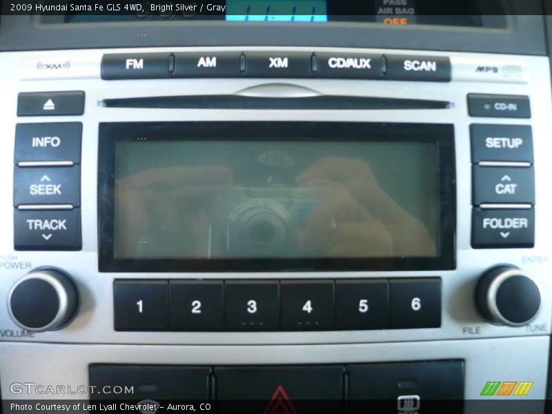 Bright Silver / Gray 2009 Hyundai Santa Fe GLS 4WD
