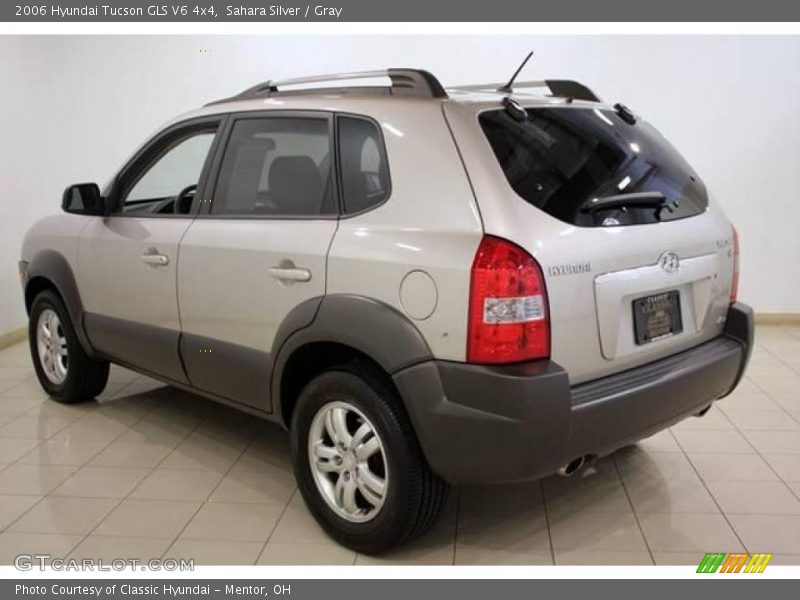 Sahara Silver / Gray 2006 Hyundai Tucson GLS V6 4x4