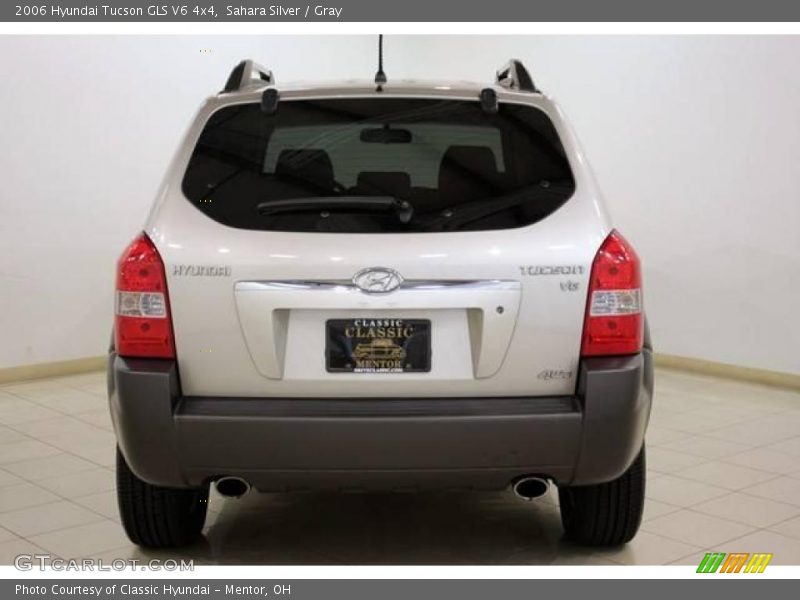 Sahara Silver / Gray 2006 Hyundai Tucson GLS V6 4x4