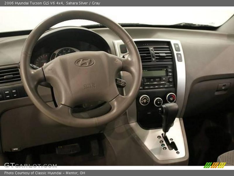 Sahara Silver / Gray 2006 Hyundai Tucson GLS V6 4x4