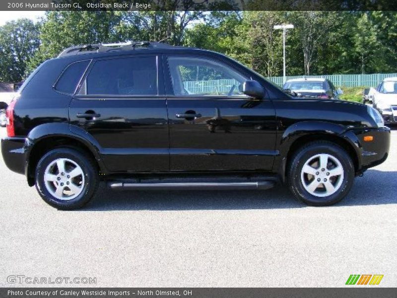 Obsidian Black / Beige 2006 Hyundai Tucson GL