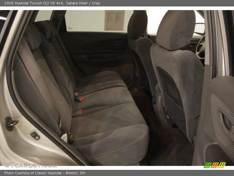 Sahara Silver / Gray 2006 Hyundai Tucson GLS V6 4x4
