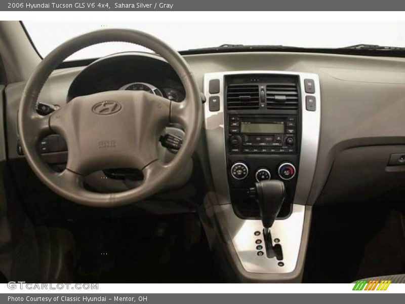 Sahara Silver / Gray 2006 Hyundai Tucson GLS V6 4x4