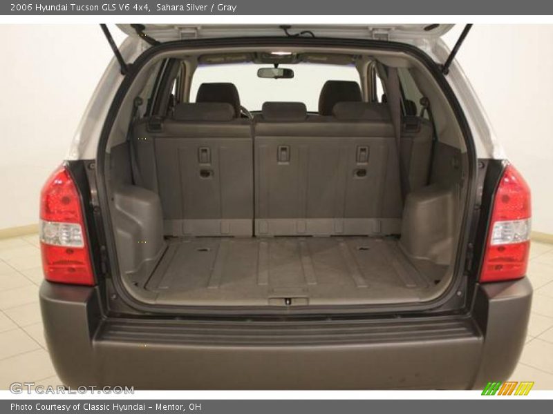 Sahara Silver / Gray 2006 Hyundai Tucson GLS V6 4x4