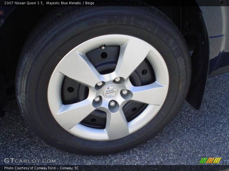 Majestic Blue Metallic / Beige 2007 Nissan Quest 3.5