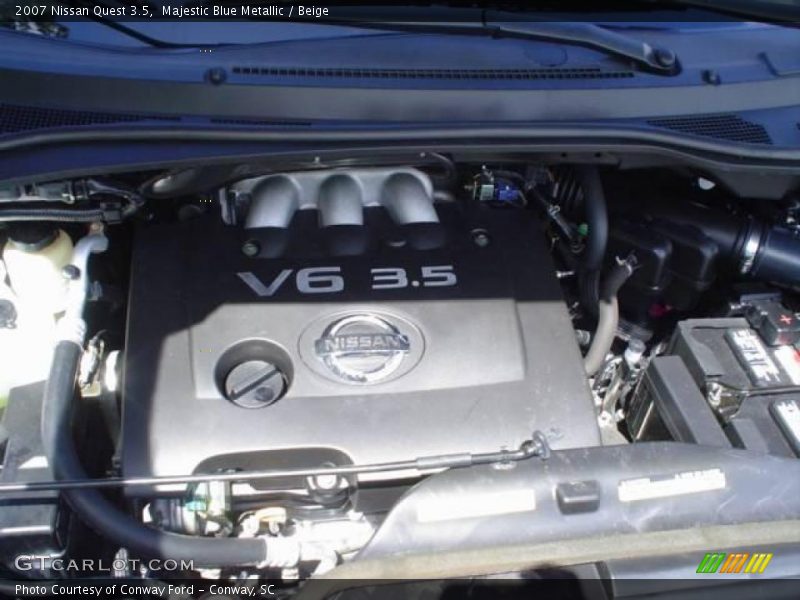 Majestic Blue Metallic / Beige 2007 Nissan Quest 3.5