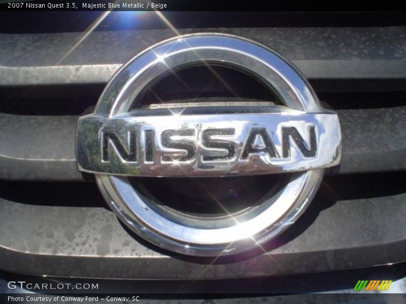 Majestic Blue Metallic / Beige 2007 Nissan Quest 3.5
