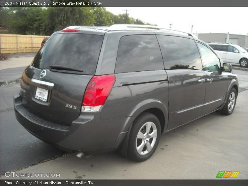 Smoke Gray Metallic / Gray 2007 Nissan Quest 3.5 S