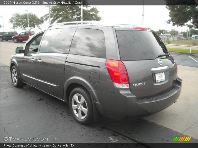Smoke Gray Metallic / Gray 2007 Nissan Quest 3.5 S