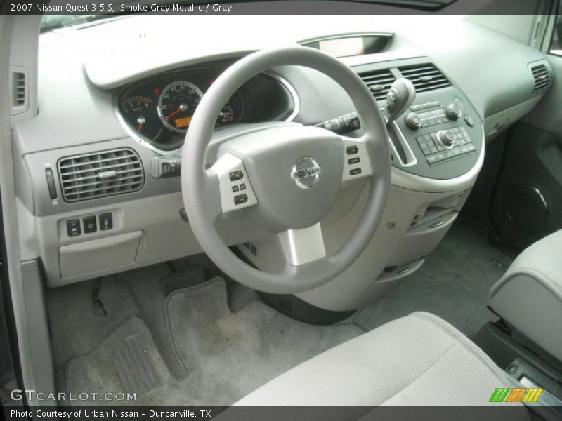 Smoke Gray Metallic / Gray 2007 Nissan Quest 3.5 S