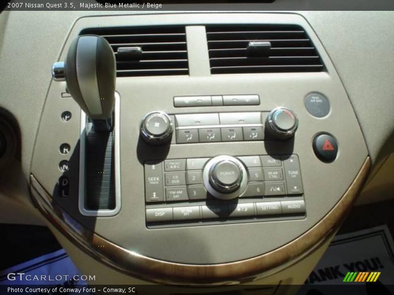 Majestic Blue Metallic / Beige 2007 Nissan Quest 3.5