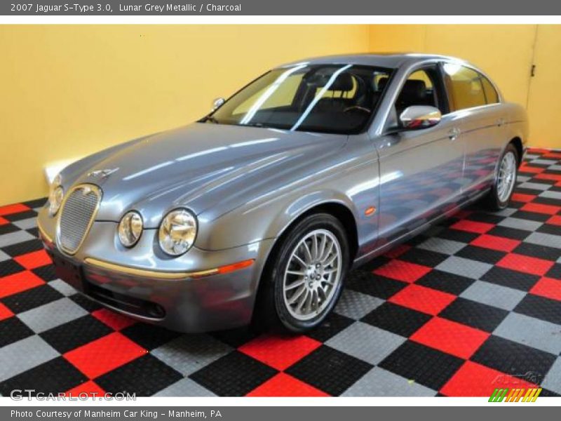 Lunar Grey Metallic / Charcoal 2007 Jaguar S-Type 3.0