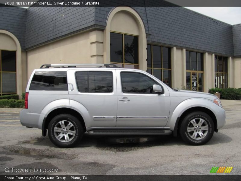 Silver Lightning / Graphite 2008 Nissan Pathfinder LE