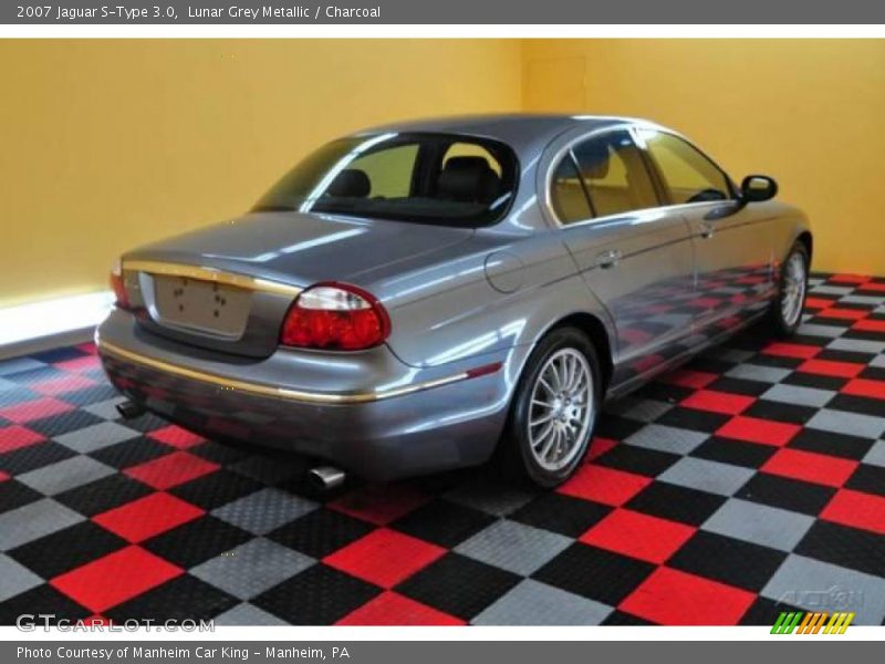 Lunar Grey Metallic / Charcoal 2007 Jaguar S-Type 3.0