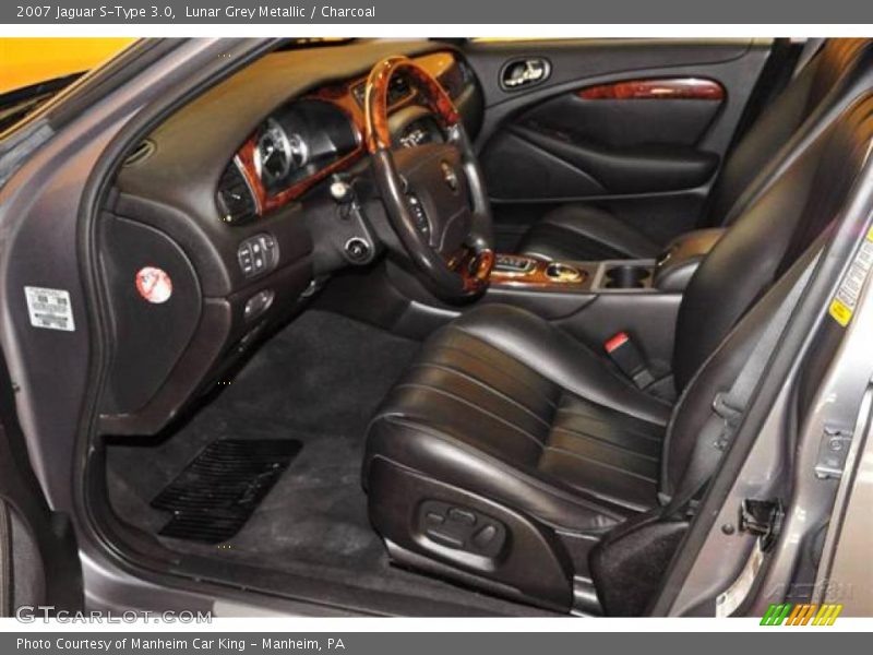 Lunar Grey Metallic / Charcoal 2007 Jaguar S-Type 3.0
