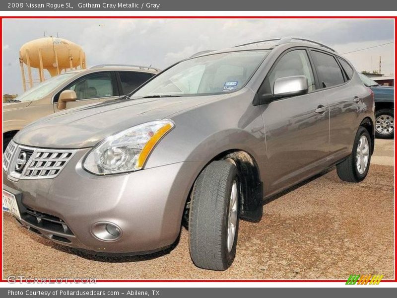 Gotham Gray Metallic / Gray 2008 Nissan Rogue SL