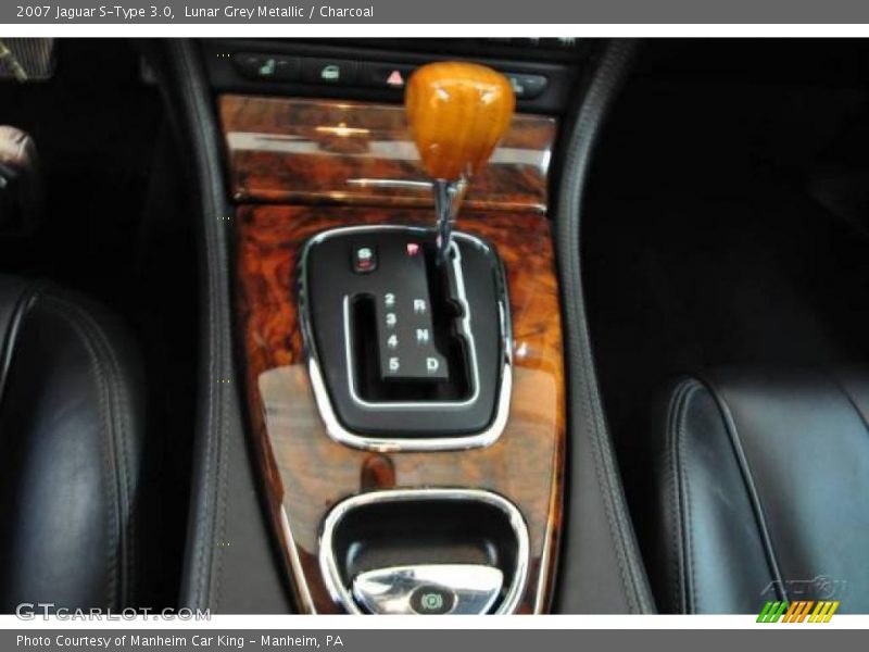 Lunar Grey Metallic / Charcoal 2007 Jaguar S-Type 3.0