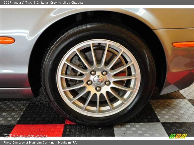 Lunar Grey Metallic / Charcoal 2007 Jaguar S-Type 3.0