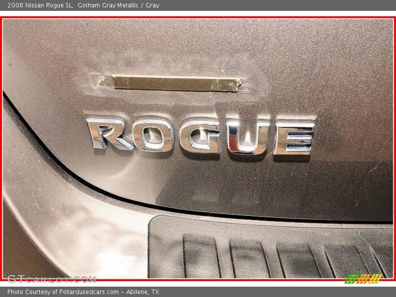 Gotham Gray Metallic / Gray 2008 Nissan Rogue SL