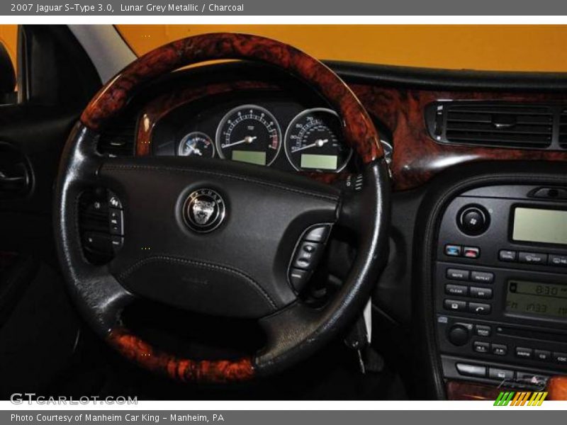Lunar Grey Metallic / Charcoal 2007 Jaguar S-Type 3.0