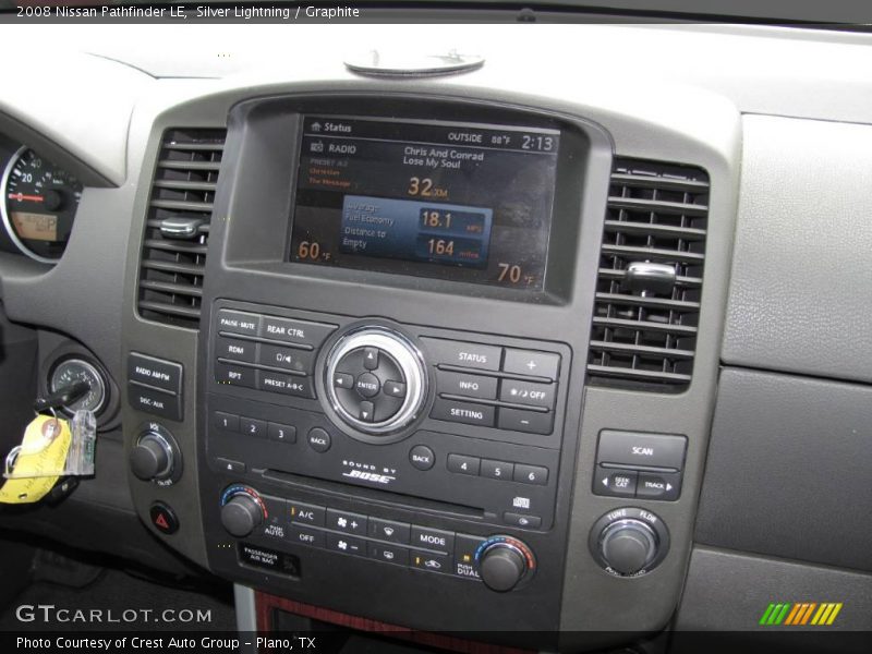 Silver Lightning / Graphite 2008 Nissan Pathfinder LE