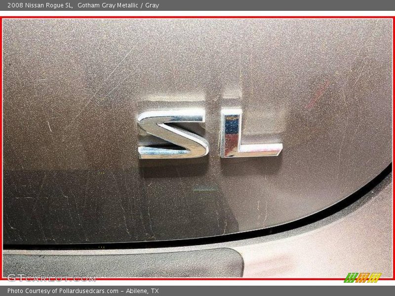 Gotham Gray Metallic / Gray 2008 Nissan Rogue SL