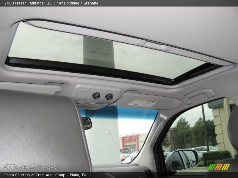Silver Lightning / Graphite 2008 Nissan Pathfinder LE