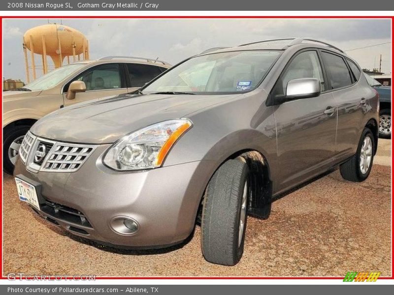 Gotham Gray Metallic / Gray 2008 Nissan Rogue SL