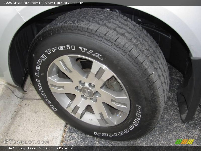 Silver Lightning / Graphite 2008 Nissan Pathfinder LE