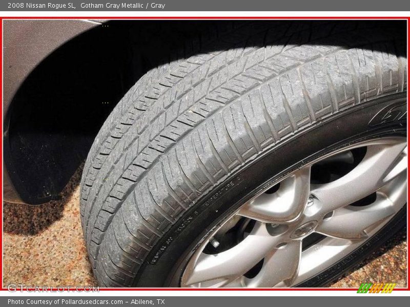 Gotham Gray Metallic / Gray 2008 Nissan Rogue SL