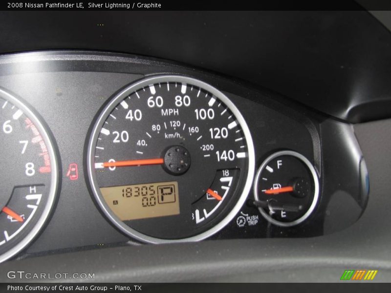 Silver Lightning / Graphite 2008 Nissan Pathfinder LE