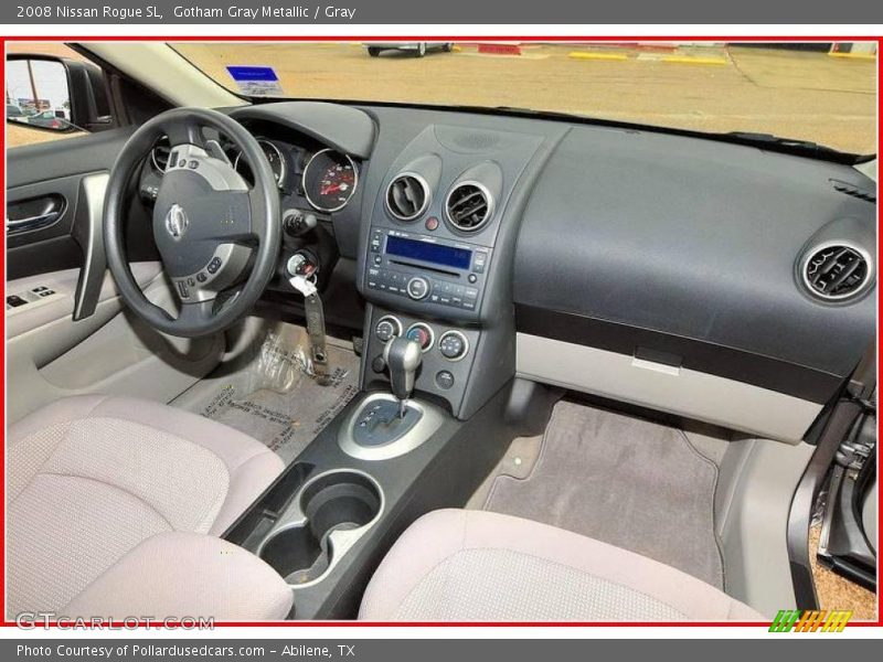 Gotham Gray Metallic / Gray 2008 Nissan Rogue SL