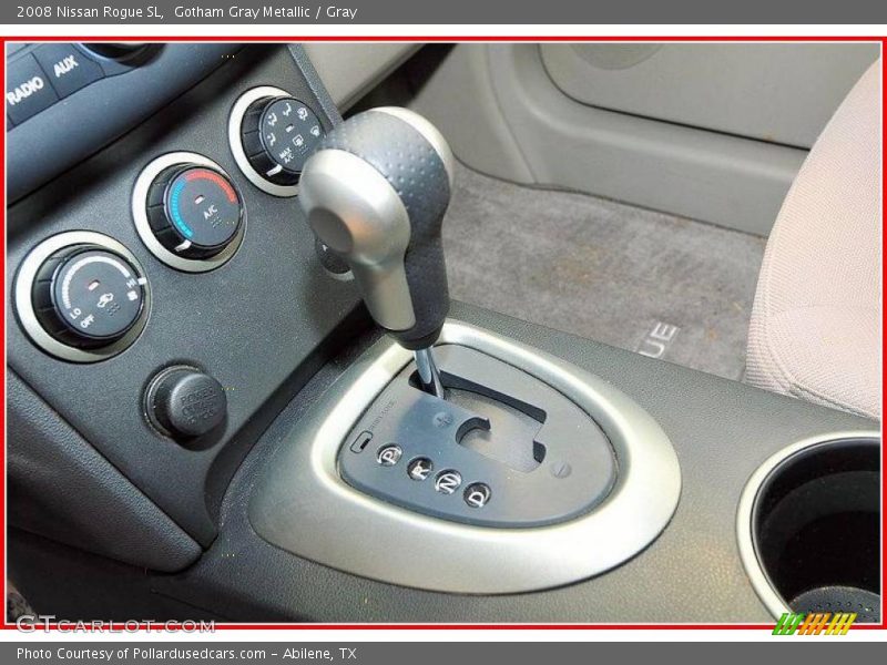 Gotham Gray Metallic / Gray 2008 Nissan Rogue SL