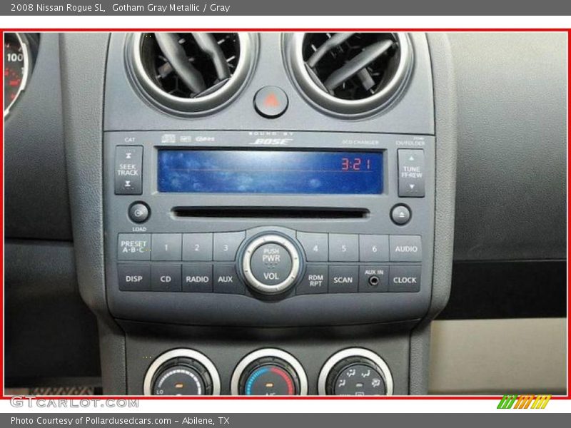 Gotham Gray Metallic / Gray 2008 Nissan Rogue SL